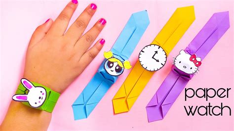 How to make a simple paper watch (Step